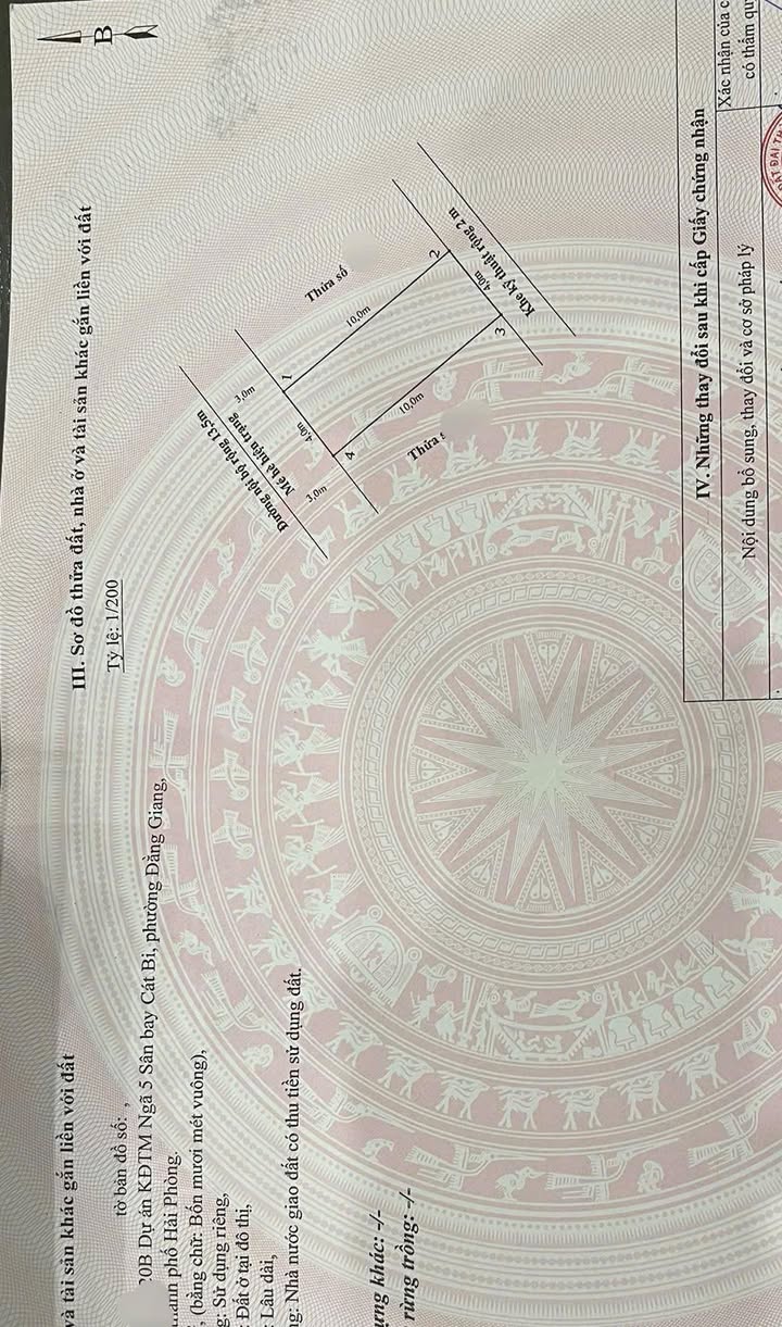 Đất nền Lê Hồng Phong Hải Phòng 40m² giá 5.4 tỷ - Pháp lý rõ ràng!