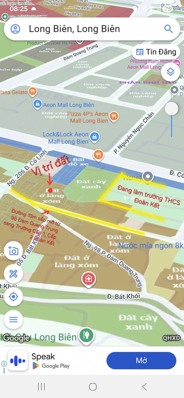 Bán đất Cổ Linh Long Biên 50m² giá 7 tỷ - Sổ đỏ chính chủ!