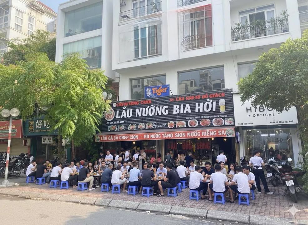 Mặt bằng cho thuê Trần Huy Liệu, Ba Đình 350m² - Khu kinh doanh sầm uất