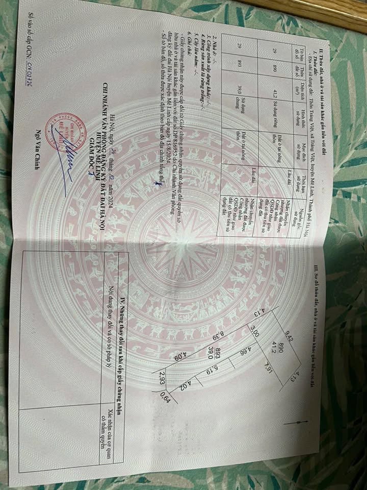 Lô đất Tráng Việt Mê Linh 41.2m² - Sổ đỏ chính chủ, giao dịch ngay!