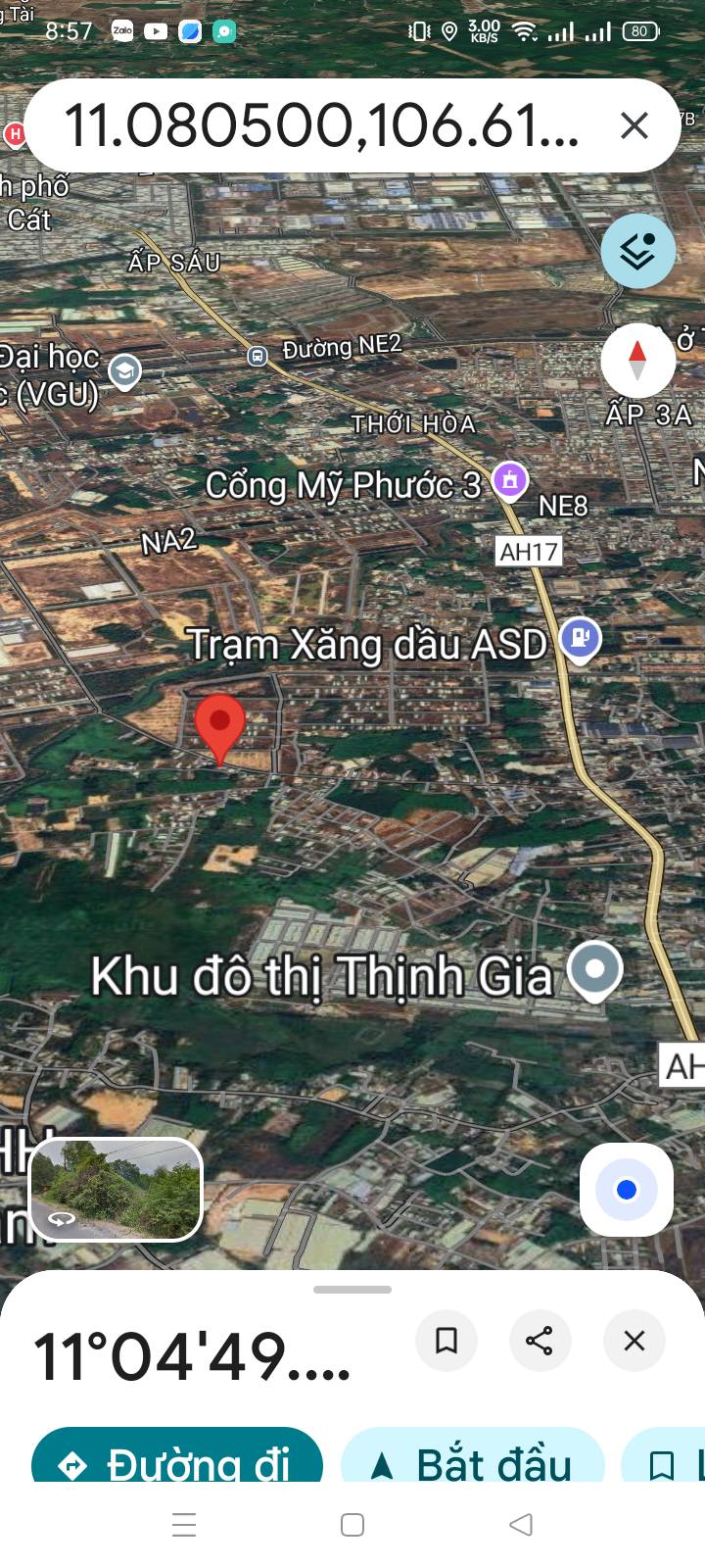 Đất nền mặt tiền kinh doanh đường DH 616 Tân Định 123m² giá chỉ 1 tỷ - Cơ hội đầu tư tuyệt vời!