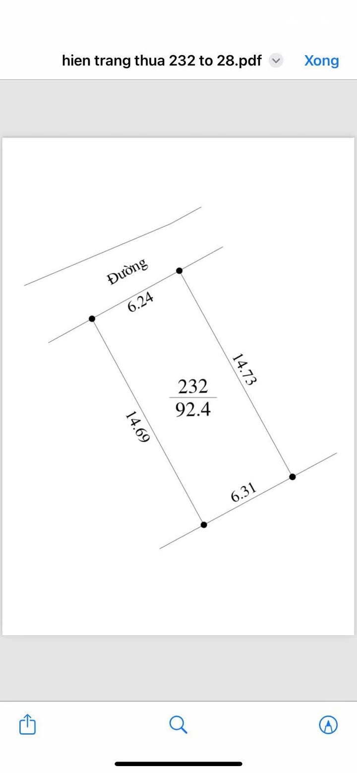 Đất thổ cư Sài Sơn 92m² giá chỉ 3.5 tỷ - Ô tô vào tận nơi!