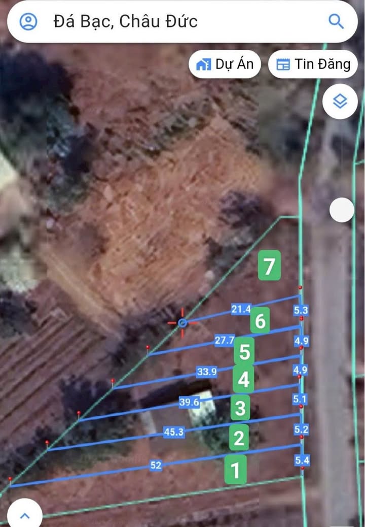 Đất nền 1 sào Đá Bạc, Châu Đức 4000m² - Phù hợp làm nhà vườn hoặc phân lô tách thửa!