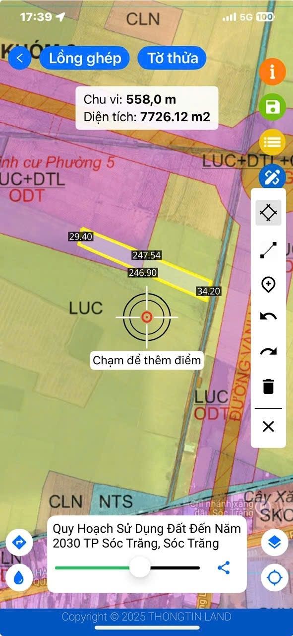 Đất nền tái định cư 7000m² tại phường 5, TP Sóc Trăng - Giá chỉ 300 triệu!