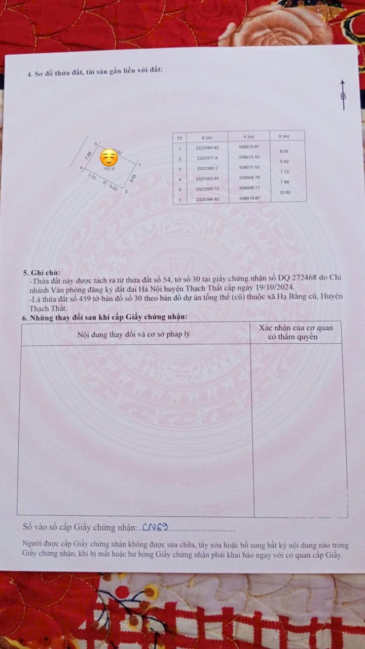 Lô đất 101m² tại Hạ Bằng, Thạch Thất - Vị trí đắc địa, giá chỉ 3x triệu!