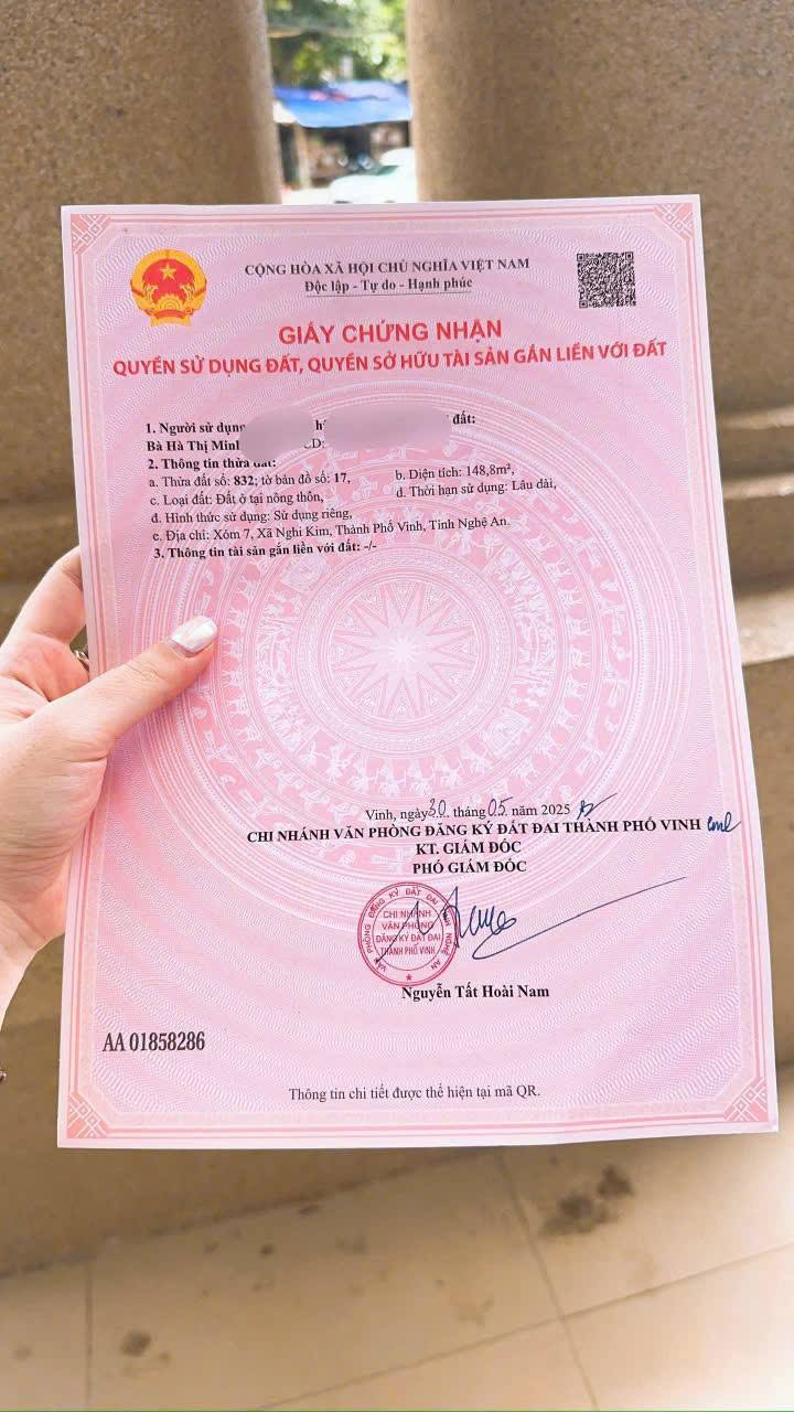 Đất nền đường Xuân Lộc, Nghi Kim, 148m² giá 3.6 tỷ - Cơ hội đầu tư hấp dẫn!