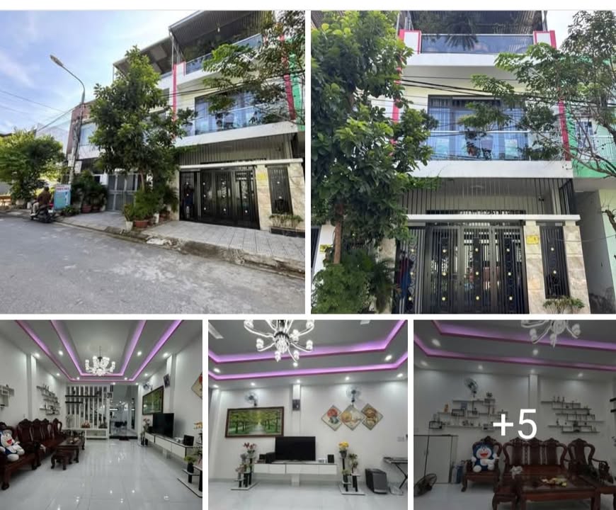 Bán nhà 3 tầng mặt tiền Hoà Phú 10, phường Hòa Minh, 85m² - Gần biển chỉ vài phút!