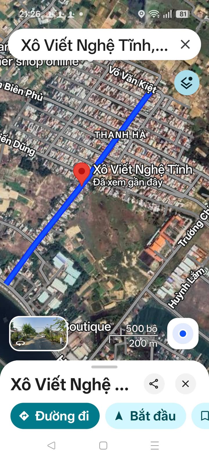 Đất nền Hội An mặt tiền Xô Viết Nghệ Tĩnh 175m² chỉ 4 tỷ - Sổ đỏ chính chủ!