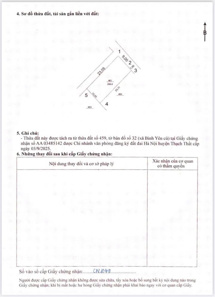 Đất nền mặt đường Tỉnh lộ 420, Thạch Thất 230m² giá 10.35 tỷ - Tiềm năng sinh lời cao!