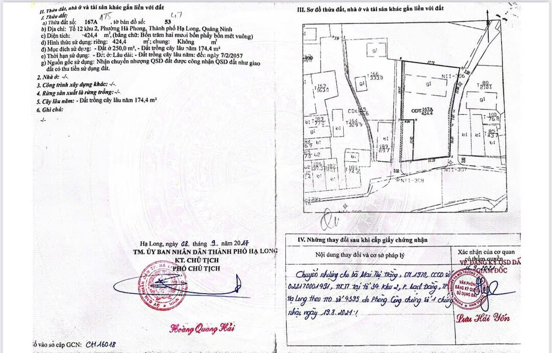 Đất nền Hà Phong Hạ Long 425m² giá 9.58 tỷ - Cơ hội đầu tư tuyệt vời!
