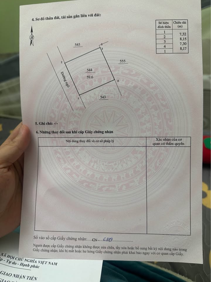 Đất ở phường Tam Thanh, Lạng Sơn 59.6m² - Sổ đỏ chính chủ, giá thỏa thuận!