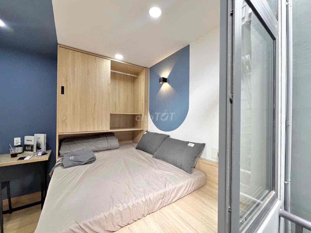 Căn hộ dịch vụ cho thuê tại Tân Phú 25m² giá 4.5 triệu - Full nội thất, thang máy hiện đại!