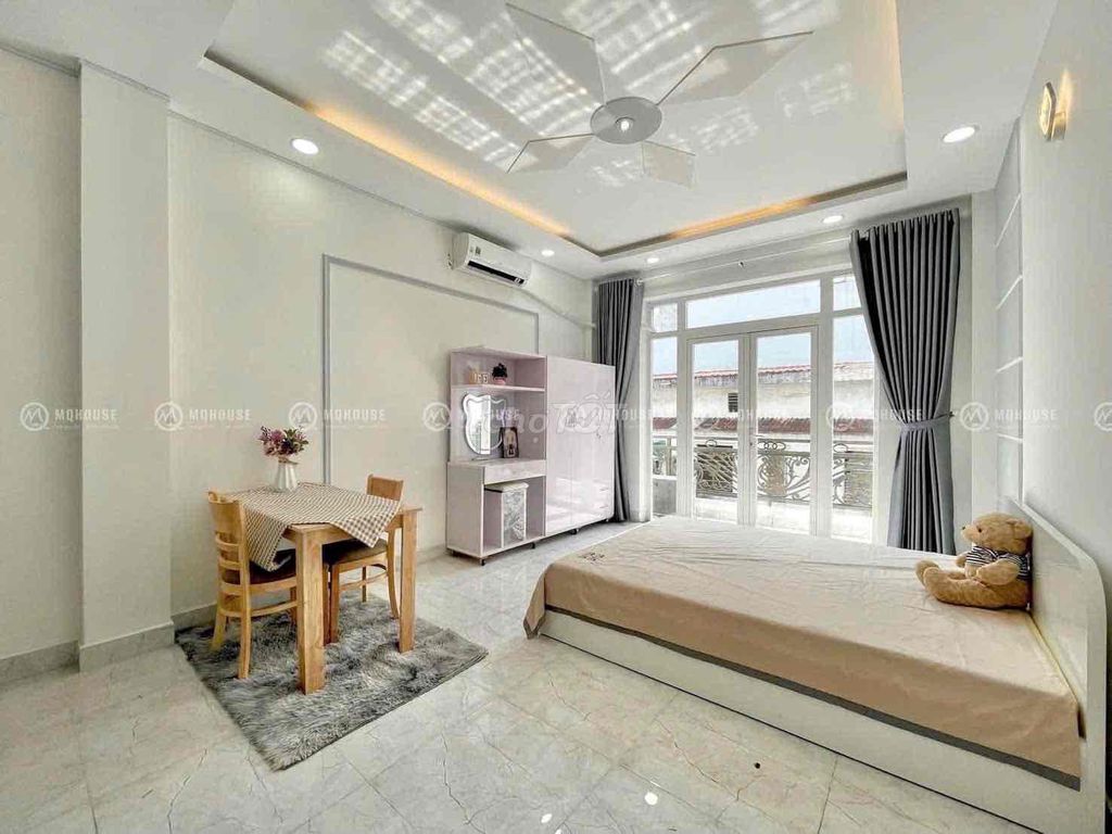 Căn hộ Studio Ban Công 30m² giá 6 triệu - Full nội thất đẹp ngay Âu Cơ Tân Phú