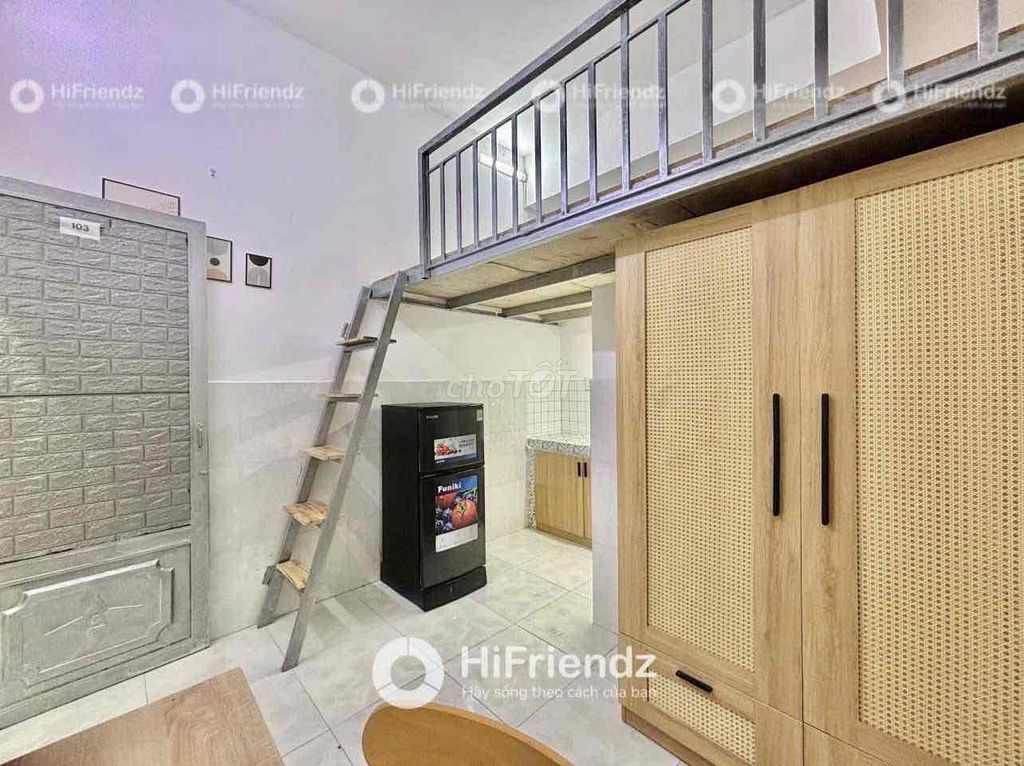 Phòng trọ có gác giá rẻ 3.3 triệu tại Vườn Lài - Sẵn máy lạnh, không gian yên tĩnh!