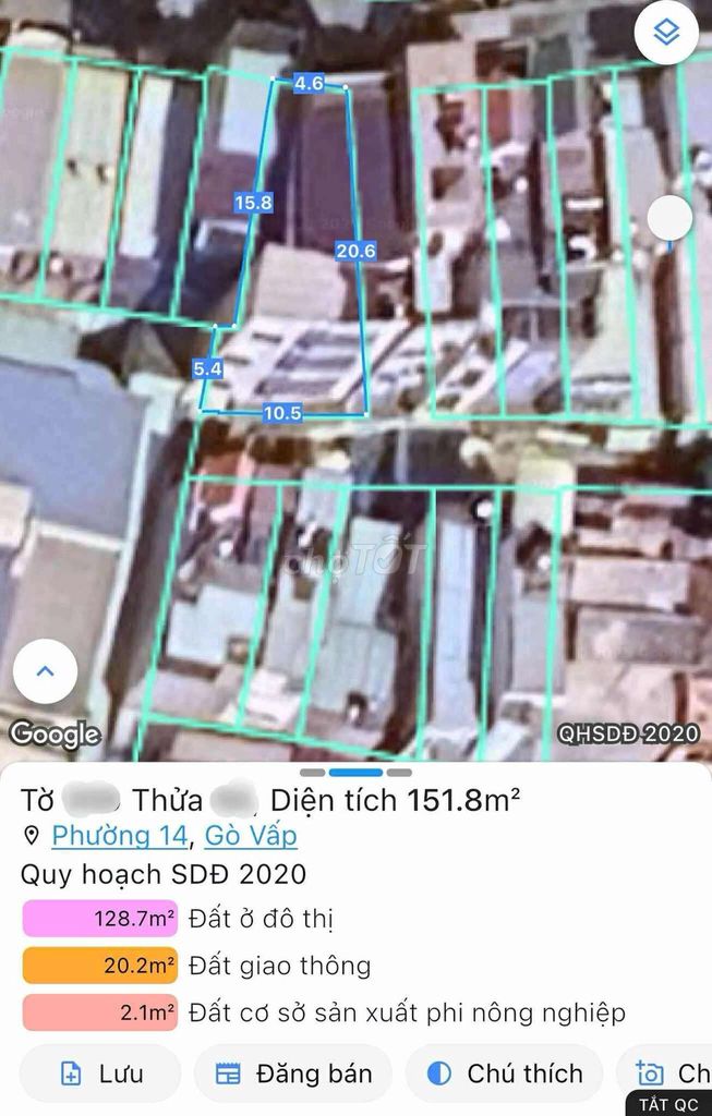 Chính chủ CHDV 2 mặt tiền Phan Huy Ích 152m² giá 16.5 tỷ - Đầu tư sinh lời ngay!