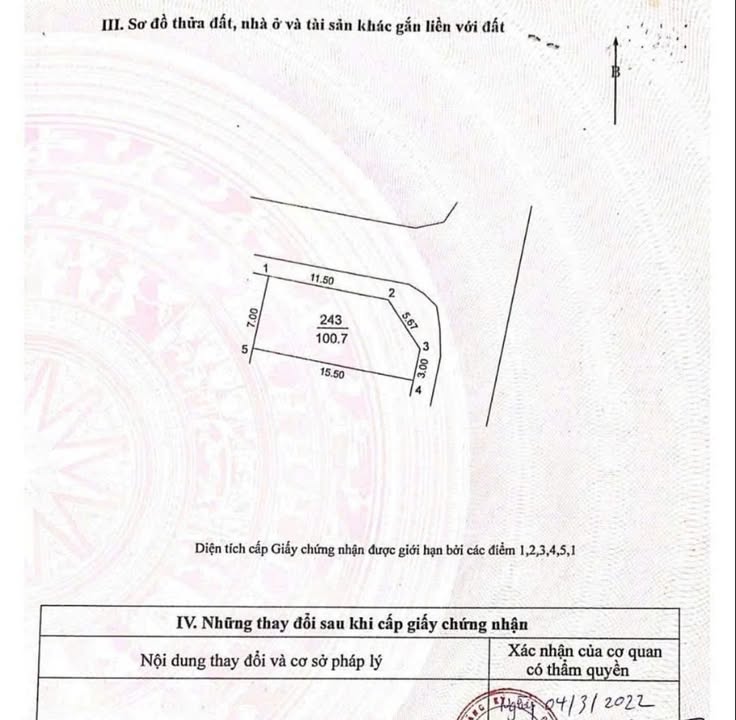 Đất đấu giá X1, Thôn Trung, Đông Anh 100,7m² giá 1,2 tỷ - Đầu tư sinh lời!