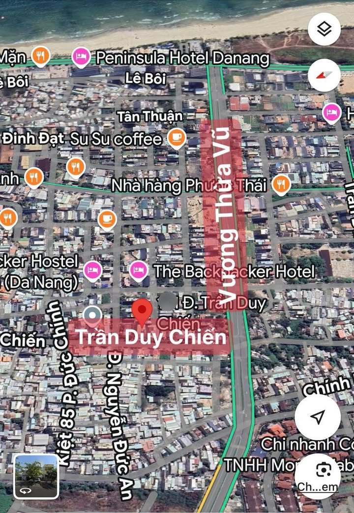 Bán FrontHouse Trần Duy Chiến, Sơn Trà, Đà Nẵng 233m² - Kinh doanh sầm uất gần biển!