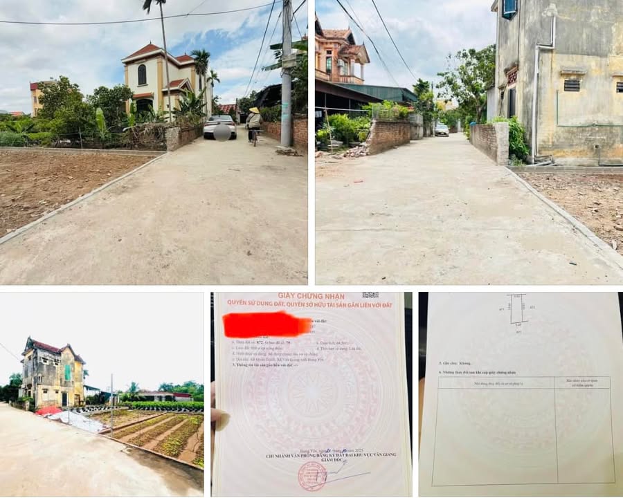 Đất nền Liên Nghĩa Văn Giang 64,5m² giá chỉ 3 tỷ - Vị trí đắc địa, tiện ích đầy đủ!