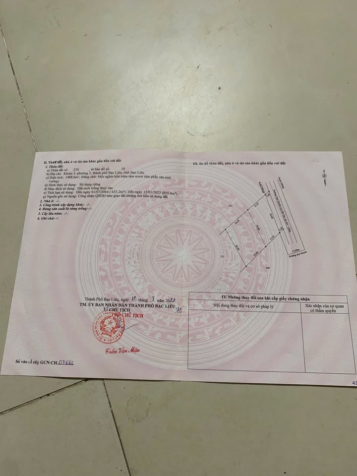 Đất nền mặt tiền đường Ngô Quyền, Cà Mau 3240m² giá 6.9 tỷ - Đầu tư sinh lời ngay!