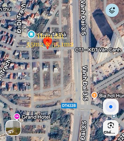 Đất dịch vụ Di Trạch Hoài Đức 55m² giá 10 tỷ - Cơ hội sở hữu hiếm có!