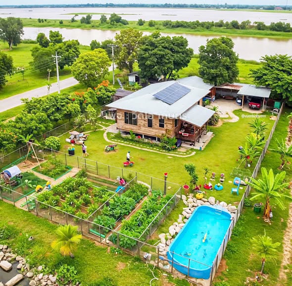 Đất vườn Thạnh Hoà Bến Lức 600m² giá 899 triệu - Mặt tiền kênh lớn siêu mát mẻ!