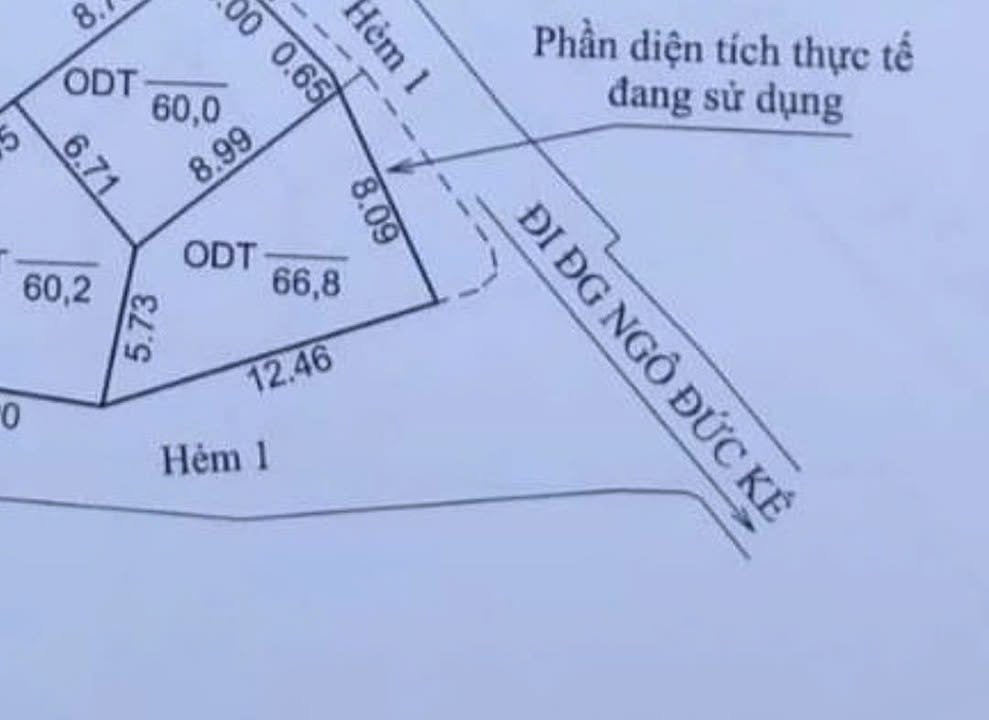 Đất Lô Góc Hẻm 1 Ngô Đức Kế, Vũng Tàu 66.8m² giá 6.15 tỷ - Đầu tư sinh lời ngay!