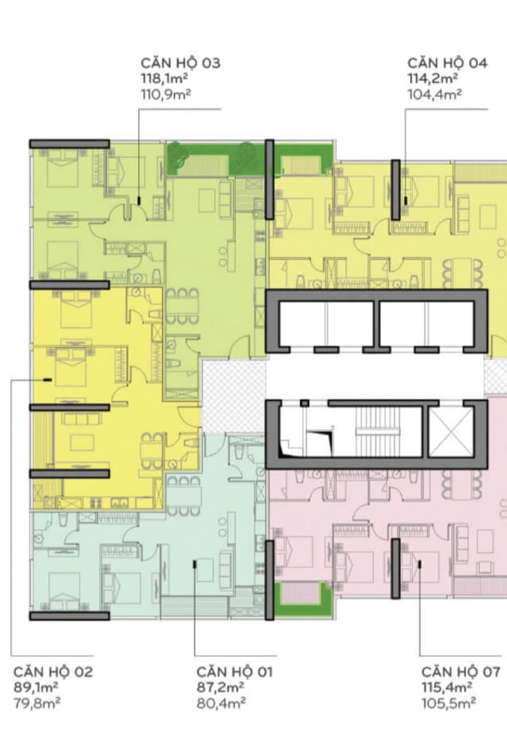Căn hộ 2PN Vinhomes Central Park 89m² giá 10.5 tỷ - Thiết kế rộng rãi, thoáng mát!