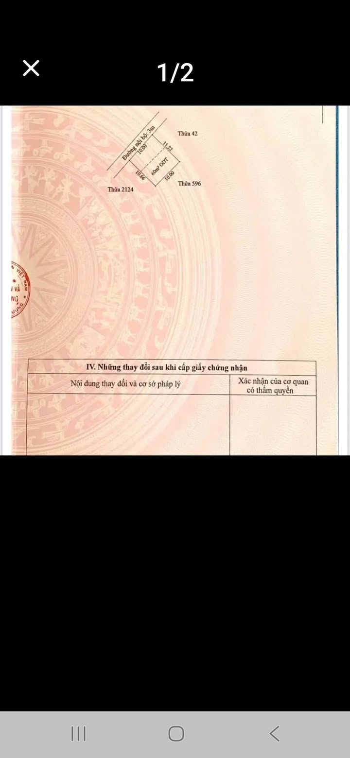 Đất thổ cư Bình Chuẩn, Thuận An 110m² giá 2.05 tỷ - Cơ hội đầu tư sinh lời!