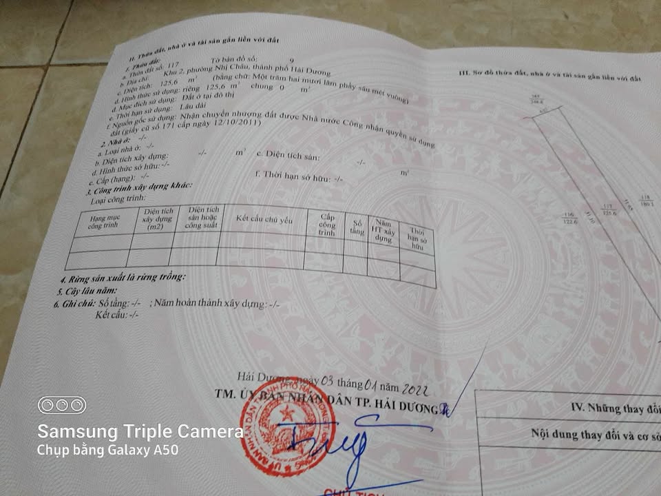 Đất Nhị Châu, Hải Dương 125m² giá 2 tỷ - Đường rộng ô tô vào tận nơi!