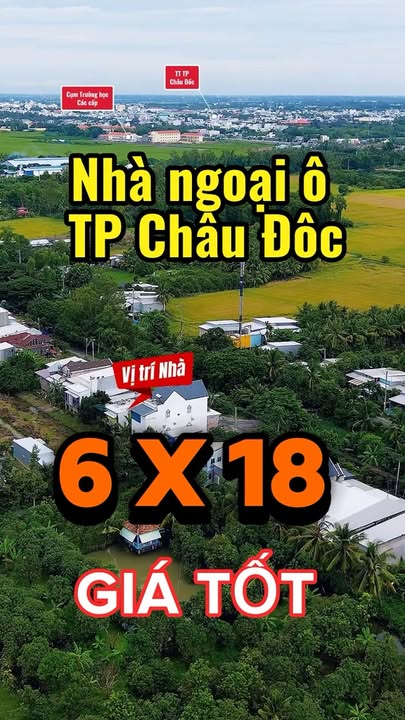 Nhà đẹp phường Châu Đốc, TP. Châu Đốc, An Giang - 96m² chỉ 1 tỷ, vào ở ngay!