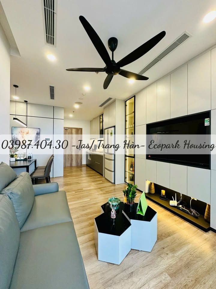 Căn hộ cho thuê Haven Park, Ecopark 57.6m² - Full nội thất, giá tốt!