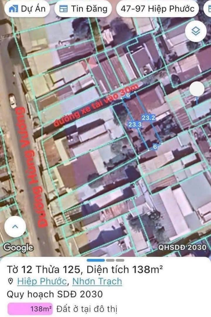 Đất nền Hùng Vương, Phước Hiệp, 115m² - Bán gấp, giá thỏa thuận!