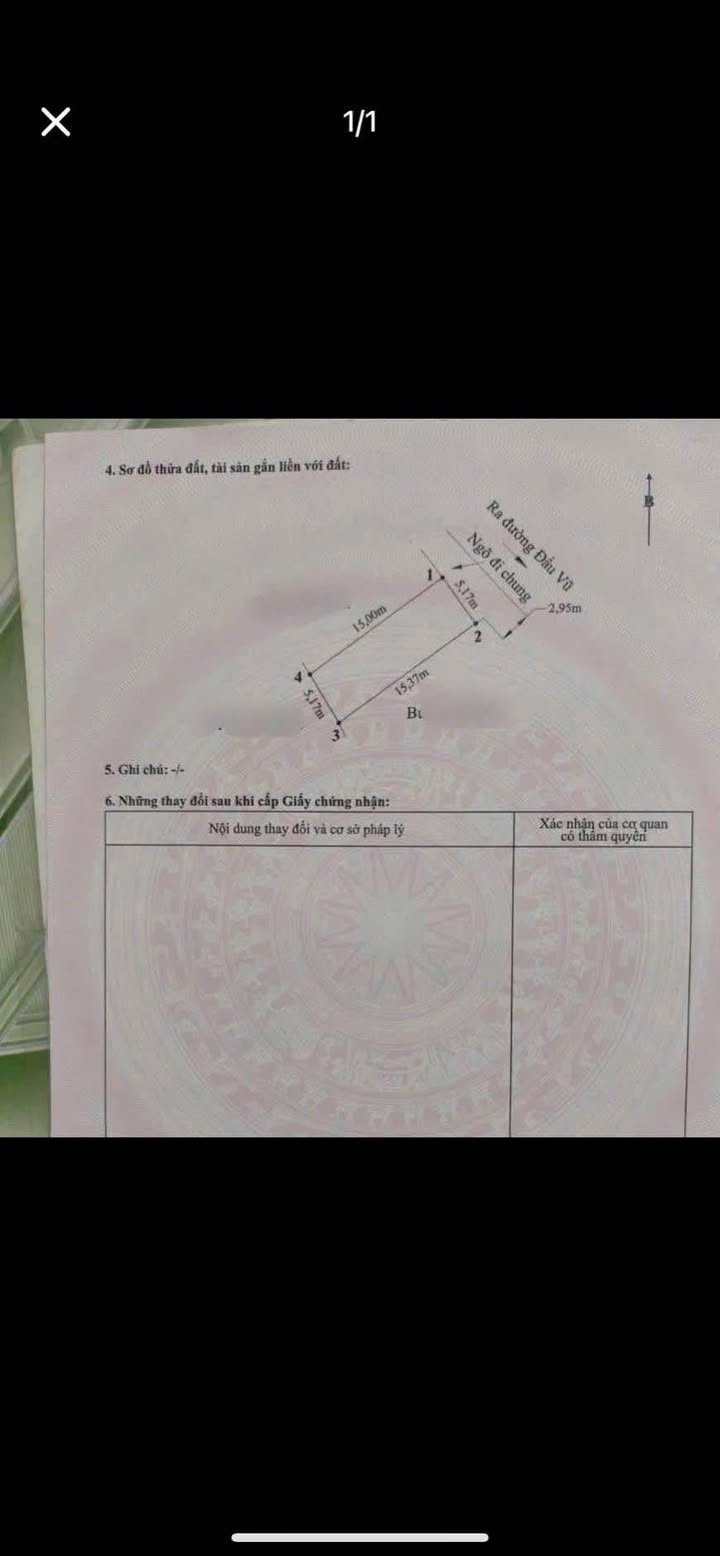 Đất nền phường Văn Đẩu, quận Kiến An 80m² giá 1.72 tỷ - Sổ hồng chính chủ!