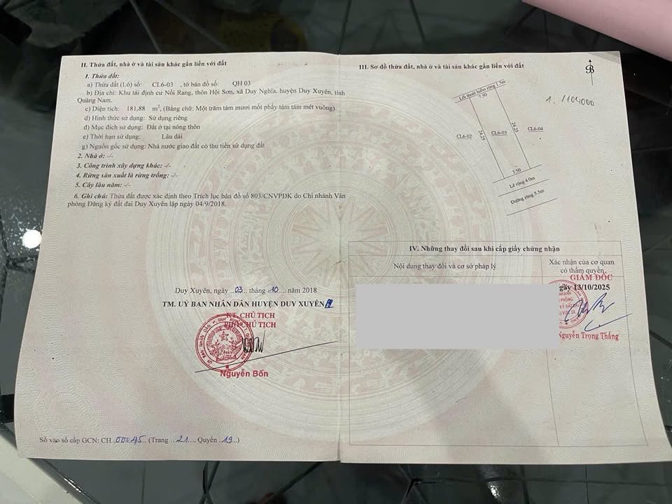 Đất ven biển Duy Nghĩa, Quảng Nam 182m² giá 1.85 tỷ - Cơ hội đầu tư tuyệt vời!