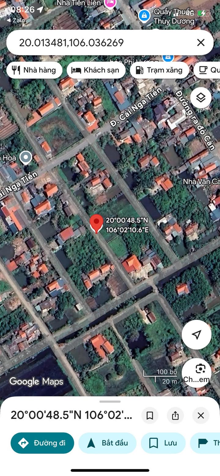 Đất nền xã Nga Tiến, huyện Nga Sơn 100m² - Tiềm năng phát triển nông thôn mới!