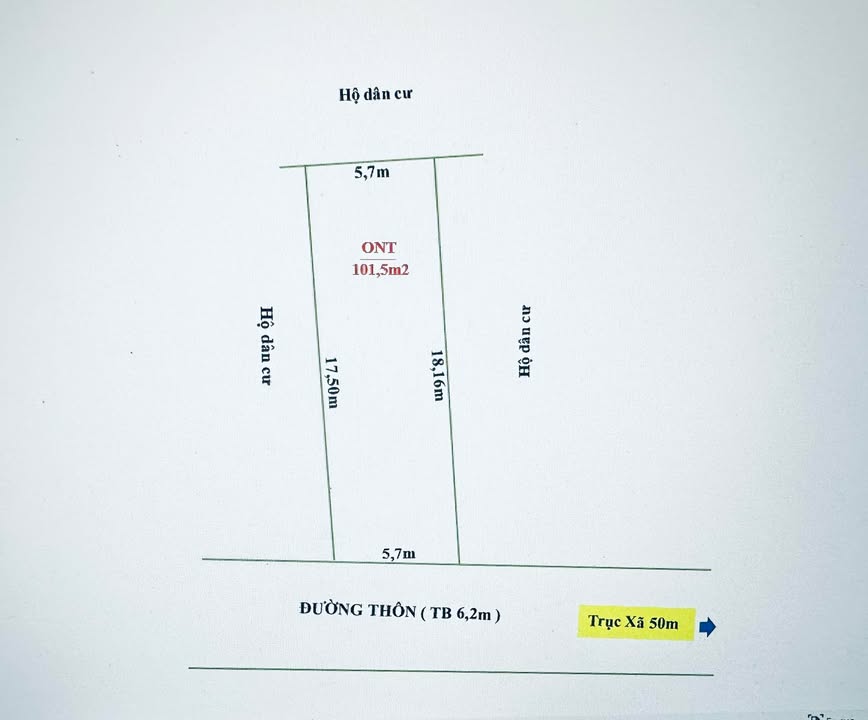 Đất nền Tiên Thanh, Tiên Lãng 101.5m² giá 2 tỷ - Gần KCN, tiện ích đầy đủ!