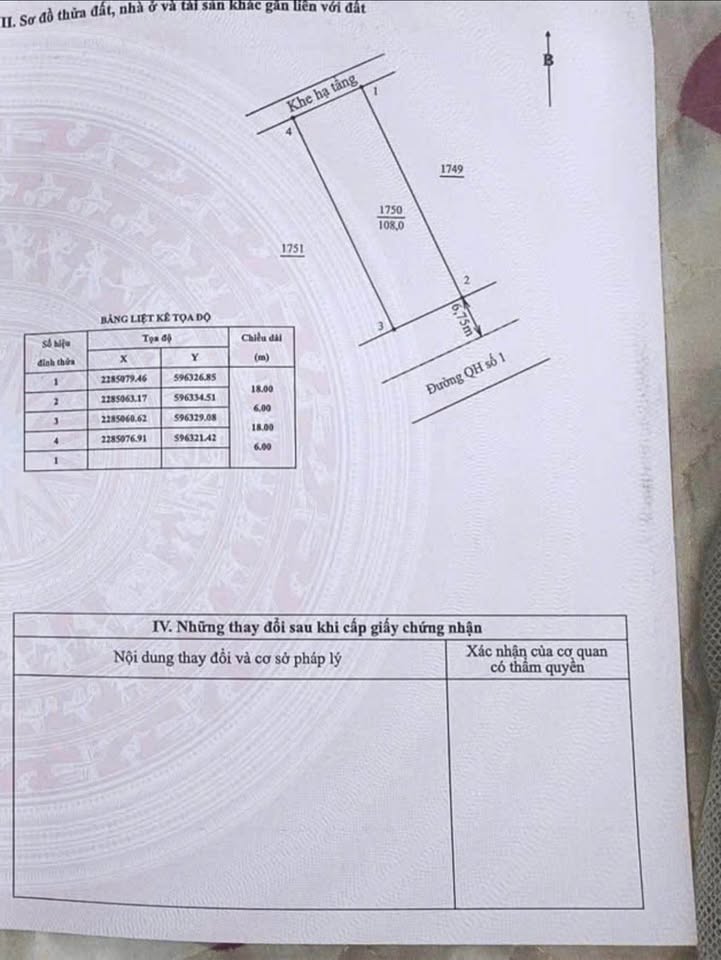 Đất nền Khu dân cư Đồng Sau, An Bài, Quỳnh Phụ, Thái Bình 108m² - Giá chỉ 2 tỷ VND!