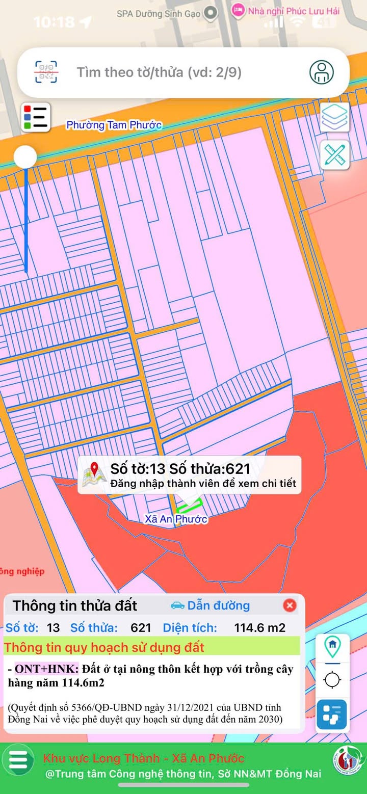 Nhà nghỉ Ánh Nguyệt, An Phước, Đồng Nai 107.5m² giá 1.3 tỷ - Cơ hội đầu tư hấp dẫn!