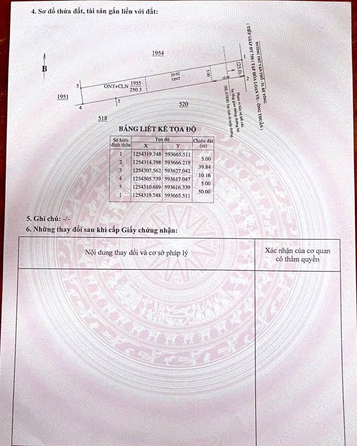 Đất thổ cư 500m² xã Trừ Văn Thố - Giá 1 tỷ - Đầu tư sinh lời ngay!