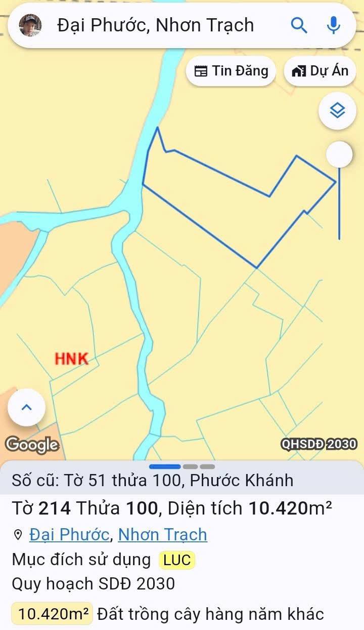 Đất vườn Phước Khánh, Nhơn Trạch 14.627m² giá 3.015 tỷ - Đầu tư sinh lời ngay!