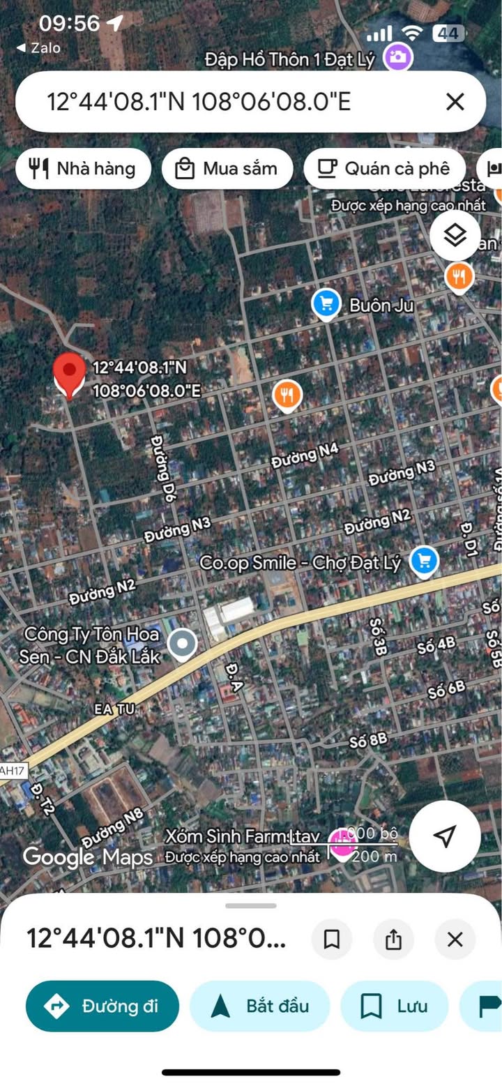 Đất hẻm N6 Buôn Ju, Phường Tân An, 765m² giá 2.805 tỷ - Đường ô tô vào tận nơi!