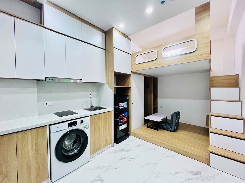 Cho thuê phòng Studio Ngõ 116 Phan Kế Bính, Ba Đình 30m² - Không chung chủ, tự do giờ giấc!