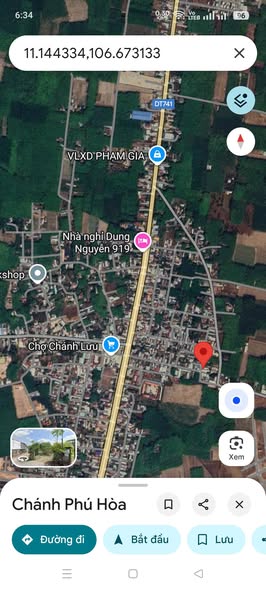 Đất mặt tiền đường bê tông Chánh Phú Hòa 530m² giá 3 tỷ - Sẵn sàng sở hữu!