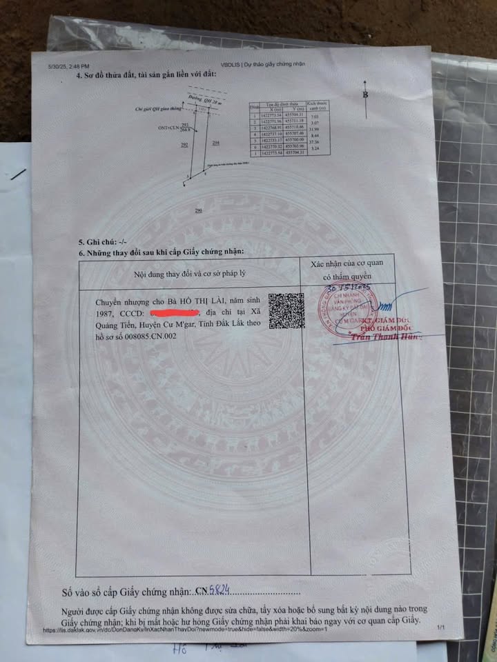 Đất thổ cư 294m² tại xã Cư M'gar - Giá chỉ 294 triệu, vị trí mặt tiền!