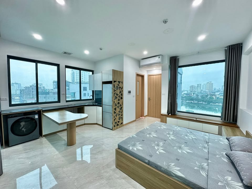 Cho thuê căn hộ STUDIO view hồ Ngọc Khánh tại Kim Mã - Chỉ 7 triệu/tháng!
