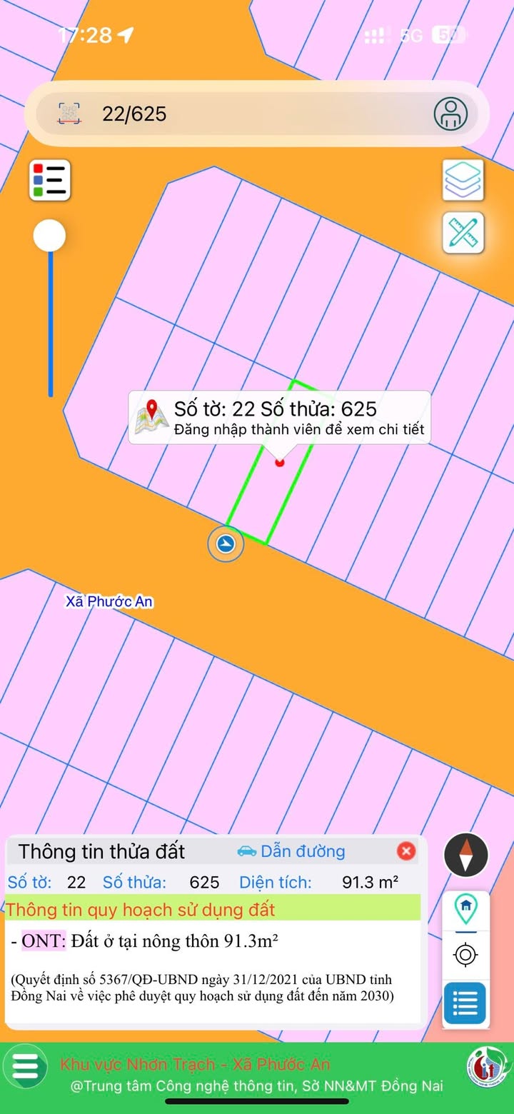 Đất nền Phước An - Nhơn Trạch 91.3m² giá 1.XX tỷ - Khu vực phát triển nhanh chóng!