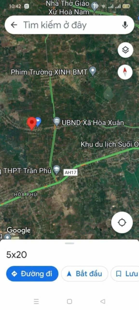 Đất thổ cư Hòa Xuân Buôn Ma Thuột 144m² giá chỉ 500 triệu - Khu dân cư đông đúc!