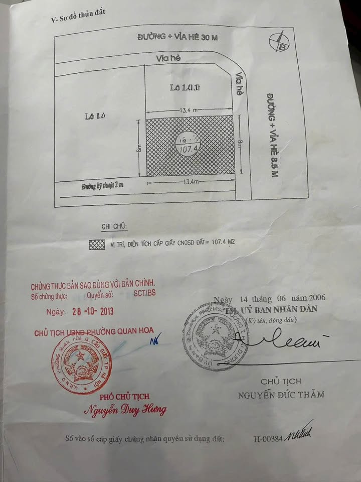 Lô đất mặt tiền 8m tại Vạn Lộc, Hải Dương 107.4m² - Kinh doanh thuận lợi!