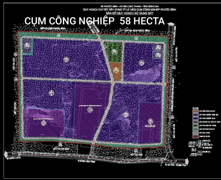 Cụm Công Nghiệp Phước Bình Long Thành 58ha giá 15 tỷ - Tiềm năng phát triển vượt trội!
