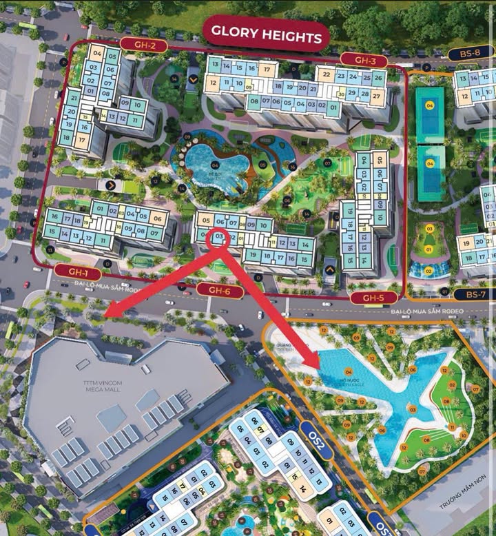 Căn hộ 2PN Vincom Mega Mall Thủ Đức 59m² giá 3.76 tỷ - Sẵn sàng nhận nhà!